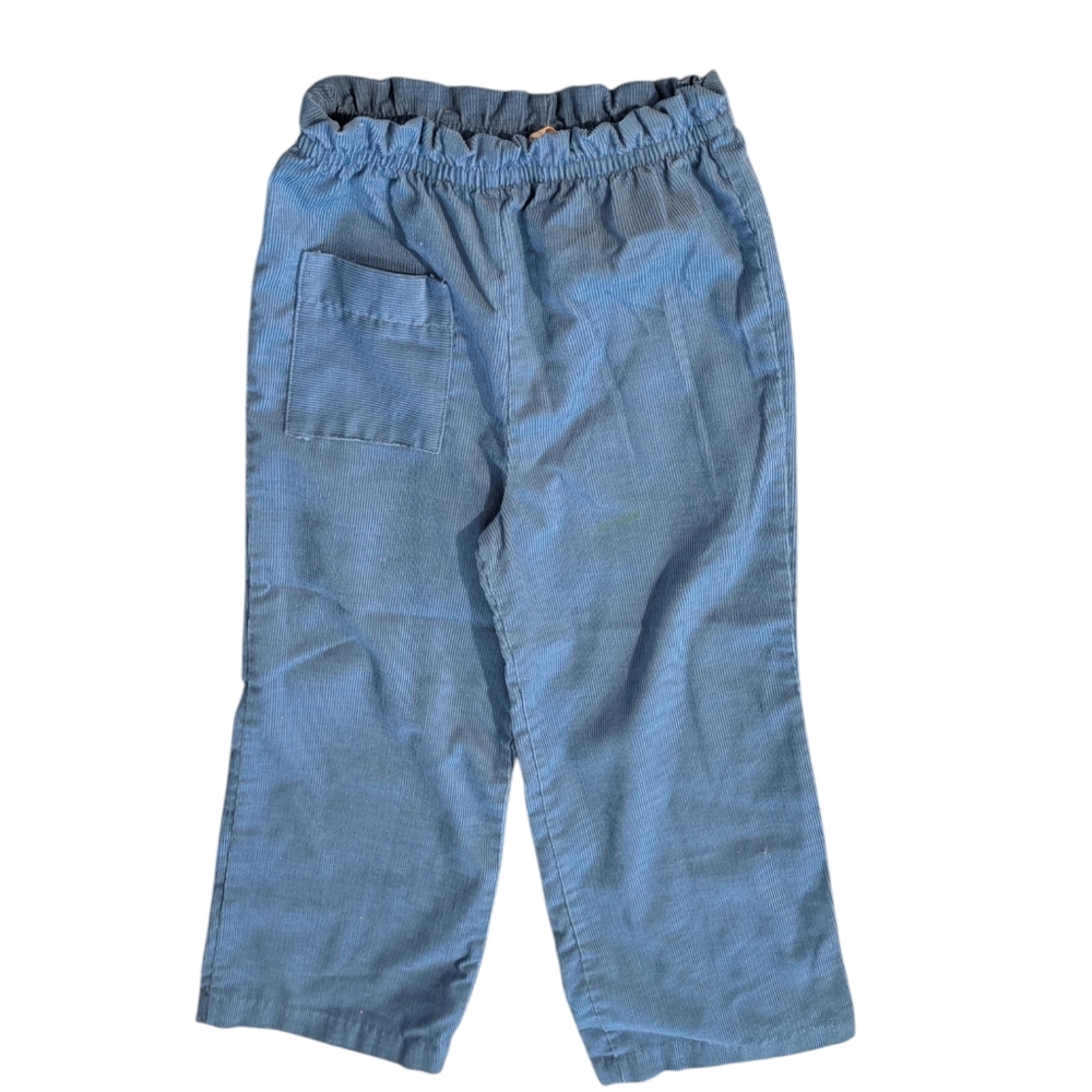 70s 80s Vintage Healthtex Blue Corduroy Girls Elastic Waist Pants‎ 5